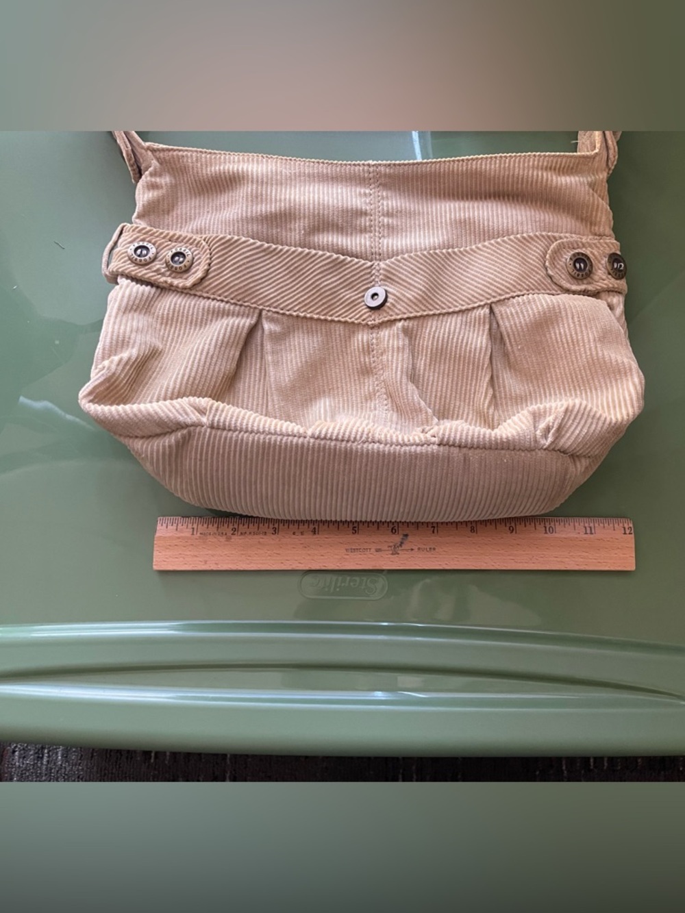 Vintage Fossil Corduroy Purse - Picture 3 of 6